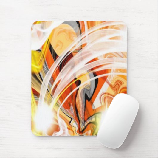 Goldener Dunkler Wirbel Mousepad (Mit Mouse)