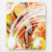 Goldener Dunkler Wirbel Mousepad (Vorne)