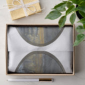 Goldener Elch - Oval Seidenpapier (Geschenk)