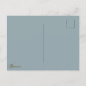 Goldener Elch Postkarte (Rückseite)