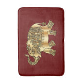 Goldener Elefant Badematte (Vorderseite Vertikal)