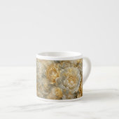 Goldener Elfenbeingarten Espressotasse (Vorderseite Rechts)