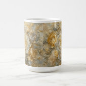 Goldener Elfenbeingarten Kaffeetasse (Mittel)