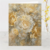 Goldener Elfenbeingarten Karte (Gelbe Blume)