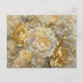 Goldener Elfenbeingarten Postkarte (Vorderseite)