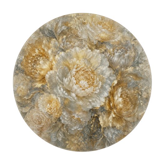 Goldener Elfenbeingarten Schneidebrett (Vorderseite)