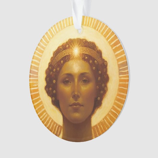 Goldener Engel beim Noon Ornament (Vorderseite)