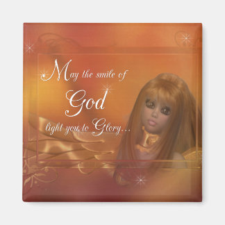 Goldener Engel - Das Lächeln Gottes...Magnet Magnet