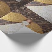 Goldener Engel Geschenkpapier (Ecke)