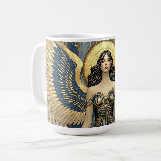 Goldener Engel Kaffeetasse (Vorderseite Links)