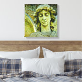 Goldener Engel Leinwanddruck (Insitu (Schlafzimmer))