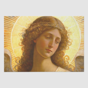 Goldener Engel Sanfter Bote der Liebe Seidenpapier