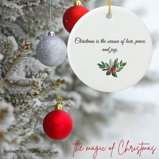 Goldener Engel Weihnachten der Liebe Keramik Ornament