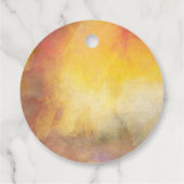 Goldener Erntedank Kranz von Blätter & Berries Geschenkanhänger (Rückseite)