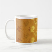 Goldener Erntedank mit der Türkei Kaffeetasse (Links)