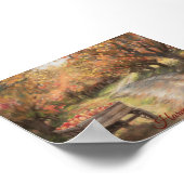 Goldener Ernteweg Poster (Ecke)