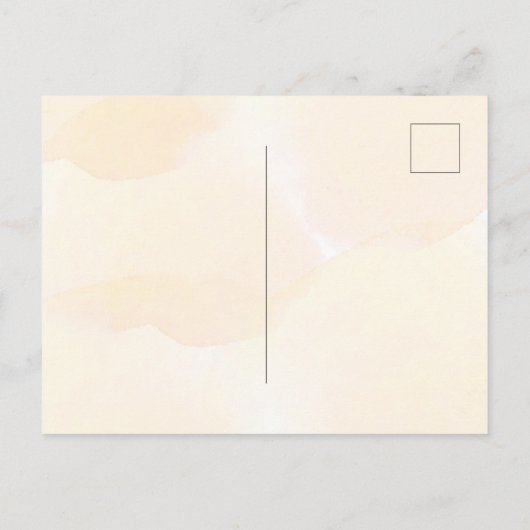 Goldener Eukalyptus-Glitzer fällt Einladungspostkarte (Rückseite)