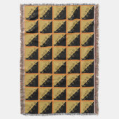 Goldener Faden Decke (Vorderseite Vertikal)