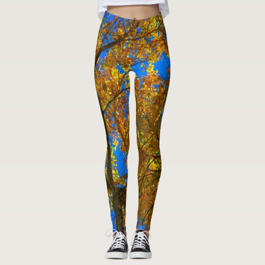 Goldener Fall Leggings (Vorderseite)