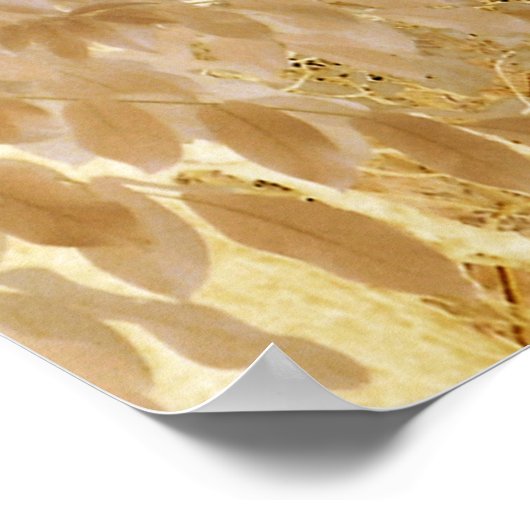 Goldener Fall.... Poster (Ecke)