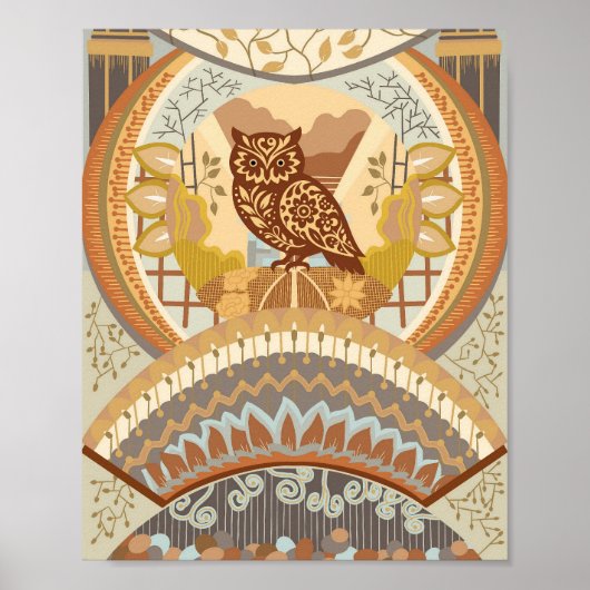 Goldener Fall Poster (Vorne)