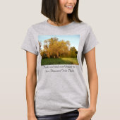 Goldener Fall Tausend Oaks Park Baum T-Shirt (Vorderseite)