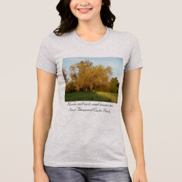 Goldener Fall Tausend Oaks Park Baum T-Shirt
