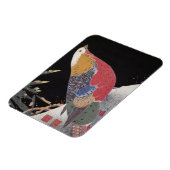 Goldener Fasan im Schnee, Jakuchū Magnet (Linke Seite)