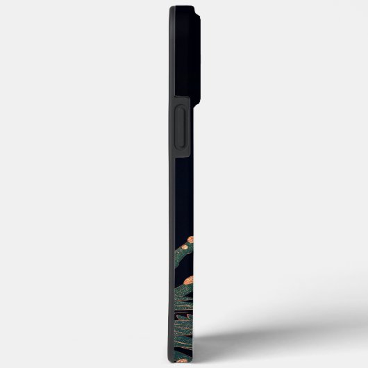 Goldener Fasan im Schnee von Ito Jakuchu Case-Mate iPhone Hülle (Rückseite / Rechts)