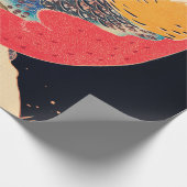 Goldener Fasan im Schnee von Ito Jakuchu Geschenkpapier (Ecke)