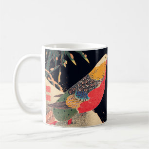 Goldener Fasan im Schnee von Ito Jakuchu Kaffeetasse