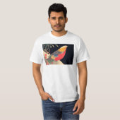 Goldener Fasan im Schnee von Ito Jakuchu T-Shirt (Vorne ganz)