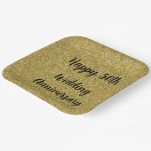 Goldener Feiertag, 50. Pappteller (Gewinkelt)