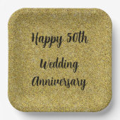 Goldener Feiertag, 50. Pappteller (Vorderseite)