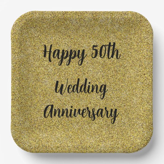 Goldener Feiertag, 50. Pappteller (Vorderseite)