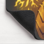 Goldener Feuerdrache Mousepad (Ecke)