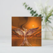 Goldener Feuervogel Karte (Stehend Vorderseite)