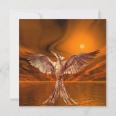 Goldener Feuervogel Karte (Rückseite)