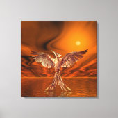 Goldener Feuervogel Leinwanddruck (Vorderseite)