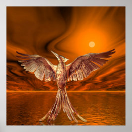 Goldener Feuervogel Poster