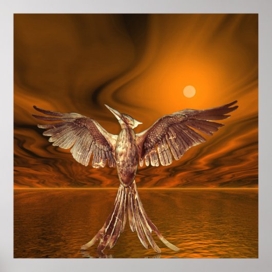 Goldener Feuervogel Poster (Vorne)