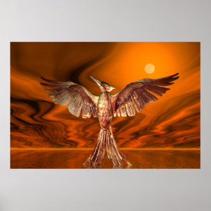 Goldener Feuervogel Poster