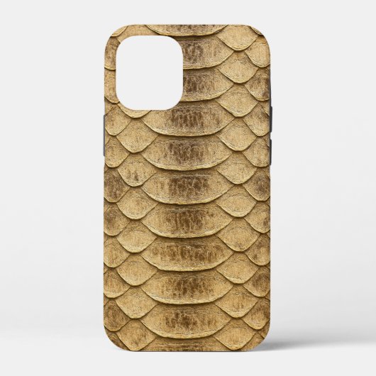Goldener Fischschuppen-Telefoncase – Schimmernde E Case-Mate iPhone Hülle (Rückseite)