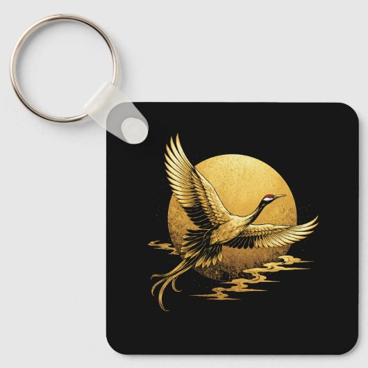 Goldener Flug Schlüsselanhänger (Vorderseite)