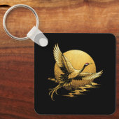 Goldener Flug Schlüsselanhänger (Vorderseite)