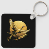 Goldener Flug Schlüsselanhänger (Rückseite)