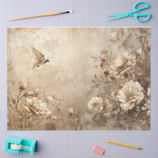 Goldener Flug Seidenpapier (Basteln)