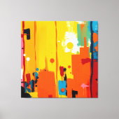 Goldener Fluss Leinwanddruck (Vorderseite)