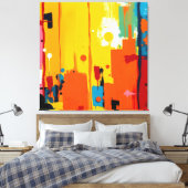 Goldener Fluss Leinwanddruck (Insitu (Schlafzimmer))