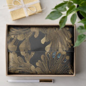 Goldener Frieden im Schwarzen Meer Seidenpapier (Geschenk)